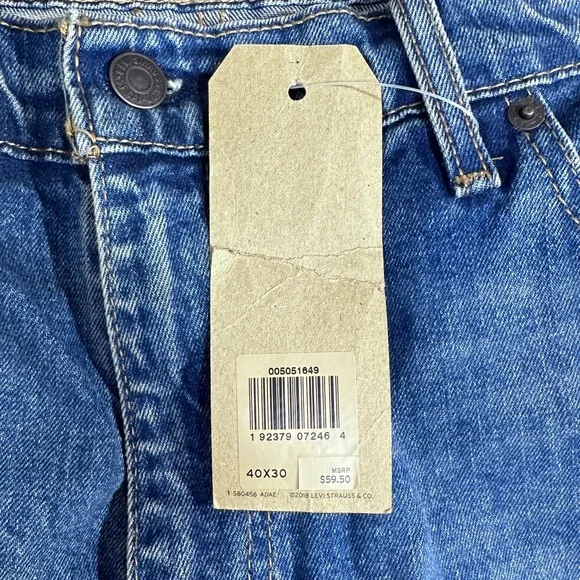 ⭐️ Levi’s 505 Regular Straight Jeans NWT [J5] - Picture 10 of 12